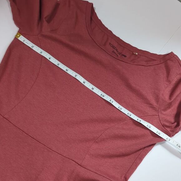 Toad&Co Dress Womens Small Rusty Red Knee Length Faro Dress - Picture 8 of 10